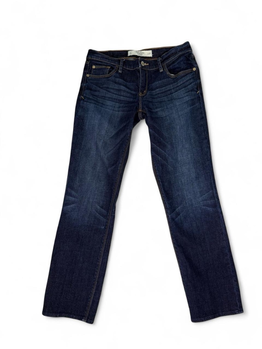 Abercrombie & Fitch Low Rise Straight Leg Jeans